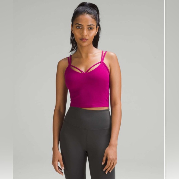 NWT Lululemon Align Strappy Ribbed Tank Magenta Size 6 - Picture 1 of 8